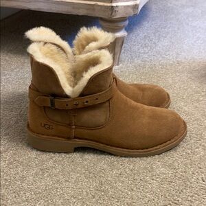 UGG Tan Shearling Boots
